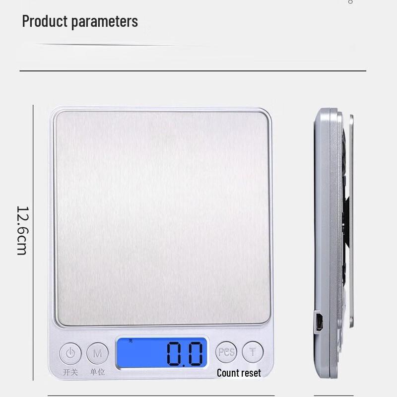 Zhi Shi Wiederaufladbare Digitale Küchenwaage