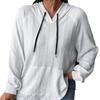 2024 Women's Casual Plus Size Jacquard Hooded Sweatshirt - Autumn/Winter Collection