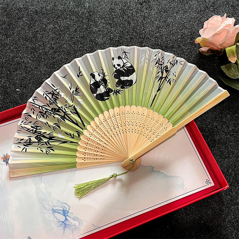 Ancient Style Folding Fan Men and Women Classical Dance Fan Costume Performance Photography Props Chinese Style