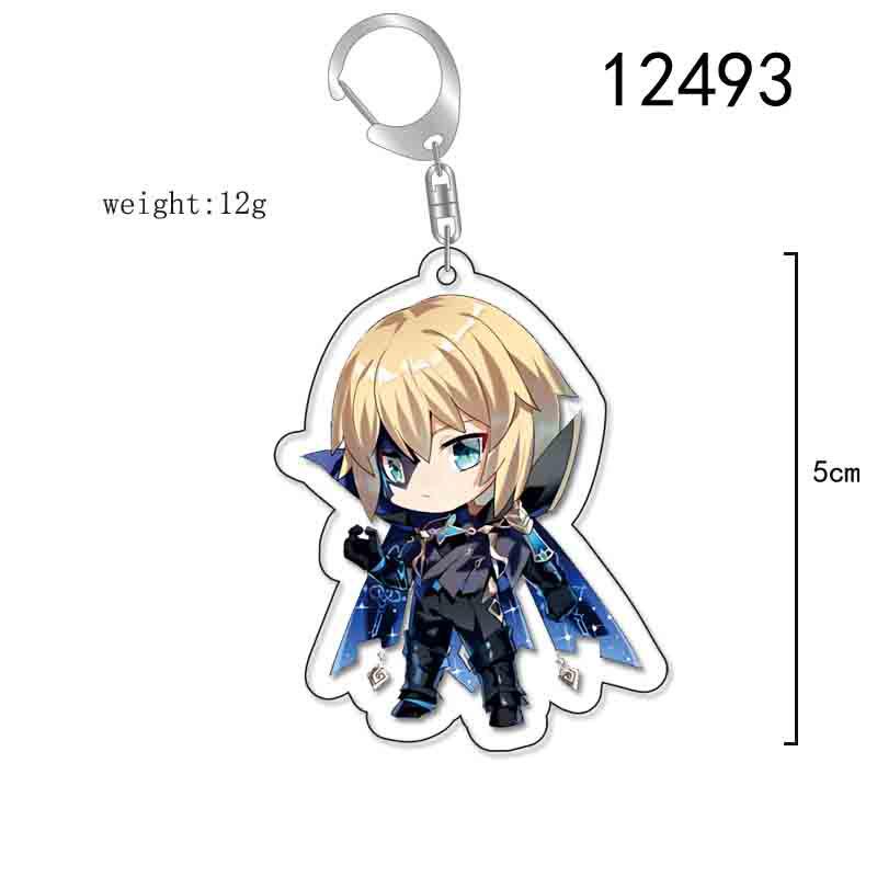 Raiden Shogun & Yae Miko Genshin Impact Acrylic Keychain