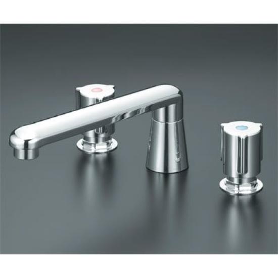 

Смеситель для ванны KVK KM84GCU встраиваемый 2-рычажный