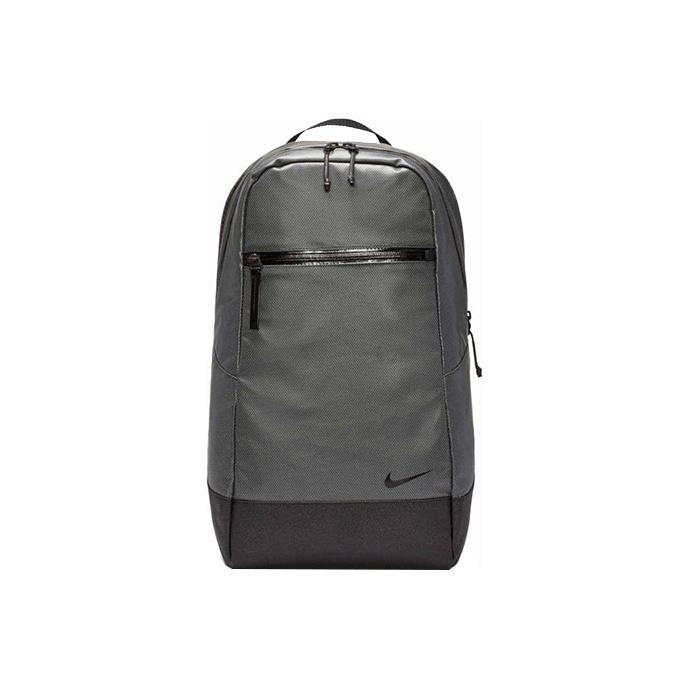 Nike Essential Backpack With Small Logo Large Capacity Training Student Zipper Closure Fabric Book Bag Unisex Backpacks Iron-Gray CK7714-073