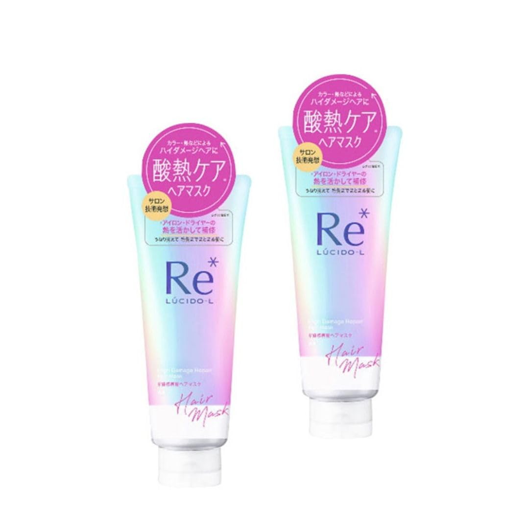 

Восстанавливающая маска для волос Rinse Acid Heat Care Treatment 200 г x 2 шт. Набор [Оптовая закупка] LUCIDO-L #Texture