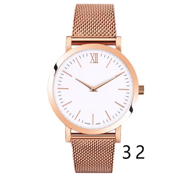 Hew Itt Simple British Lar Sson Stainless Steel Mesh Strap Jen-Nincs Watch 766B