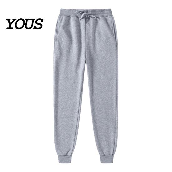 Heren Fleece gevoerde Joggingbroek Joggers, Verdikte Trainingsbroek met Geribbelde Enkelmanchetten, Veelzijdige Dagelijkse Warme Broek Winter Atletische Broek voor Buiten