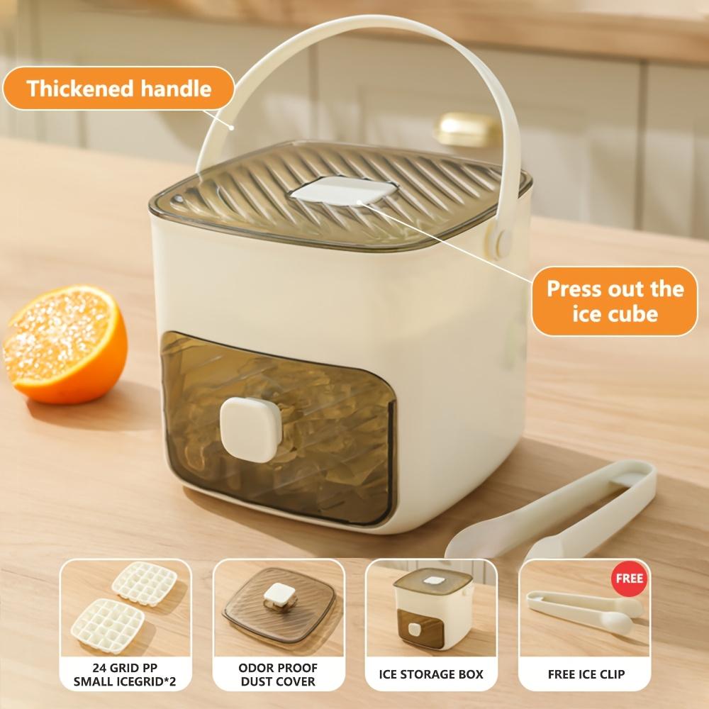 48 Ice Cube Making Machine,Double Deck- Large Capacity, Easy To Fall Off,Food Grade Safety, Suitable for Home, Office, Outdoors