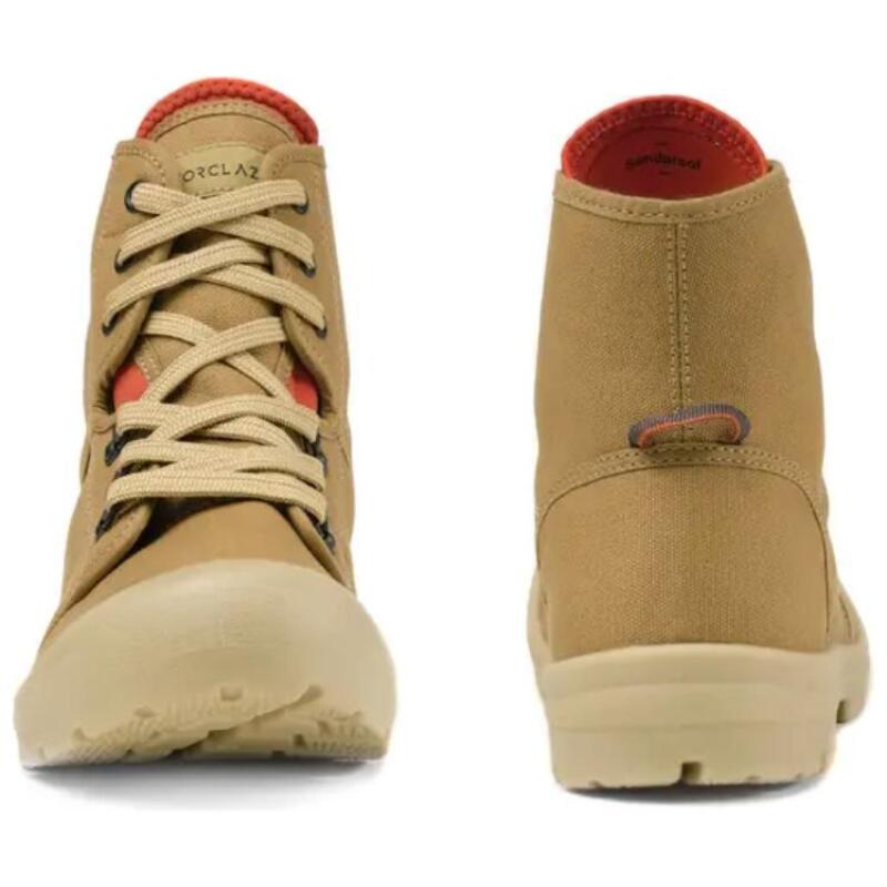 DECATHLON DESERT 500 Minimalist Desert Hiking Non-Slip and Abrasion Resistant High Top Outdoor Functional Shoes Men's Brown