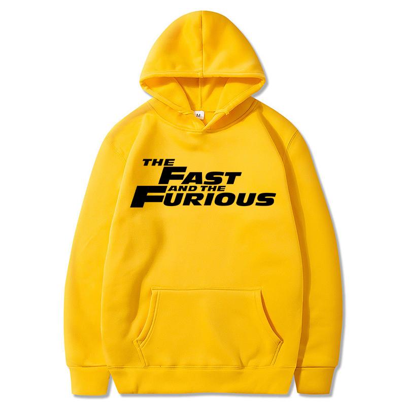 Furious Hoodies Men Fashion Letter Graphic Printed Sweatshirts Women Causal Harajuku Streetwear Hooded Pullover