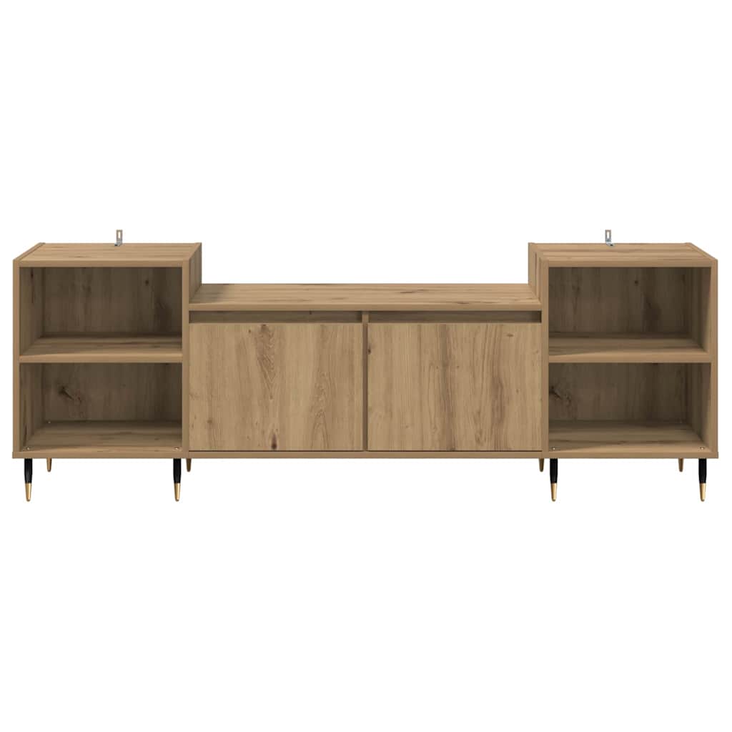 TV Stand 160 X 35 X 55 Cm Artisan Oak Engineered Wood