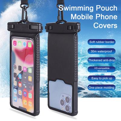 Phone Storage Bag Touchscreen Comfortable Grip Anti-scratch TPU Cell Phone Waterproof Case Swimming Supply
