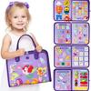 Felt Learning Early Education Board Felt Children Diy Busy Board Montessori Children'S Puzzle Teaching Dress And Tie Shoelaces
