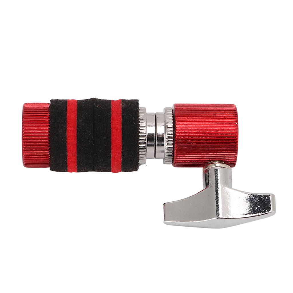 Jazz Drum Clutch Anti Rust Wear Resistant Easy To Install Fine Workmanship Metal Hi Hat Cymbal Clutch Red
