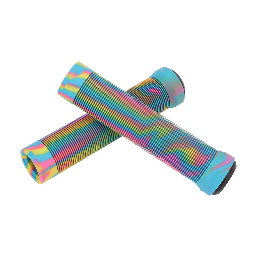 1 PairCelsiusset 22.2mm Rubber Handlebar Grips with Anti Slip Texture Mountain Bike Handle Cover Sleeve