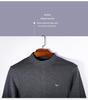 Septwolves Men's 100% Cotton Antibacterial Thermal Underwear Set - Mid-neck Top & Bottoms