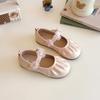 New Fashion Lace Small Fragrance Style Girls Comfortable Soft Bottom Leather Shoes