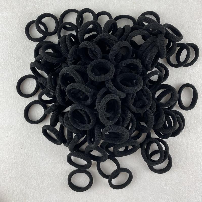 100 Stück/Packung Kleine Haargummis für Kinder 3cm Elastische Nylon-Haarbänder Set Mädchen Pferdeschwanzhalter Haargummis Kleinkinder Kopfschmuck