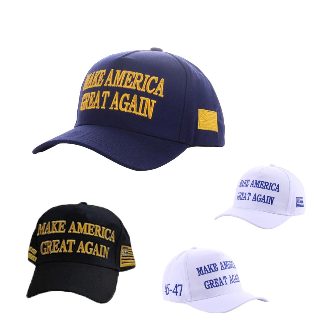 Modische verstellbare Baseballkappen für Männer und Frauen mit aufgestickter amerikanischer Flagge