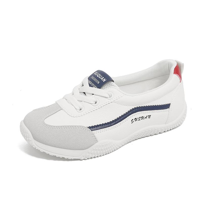 

K1518 casual shoes versatile 2025 women s shoes new non-slip and thin spring white shoes soft sole light sports 40