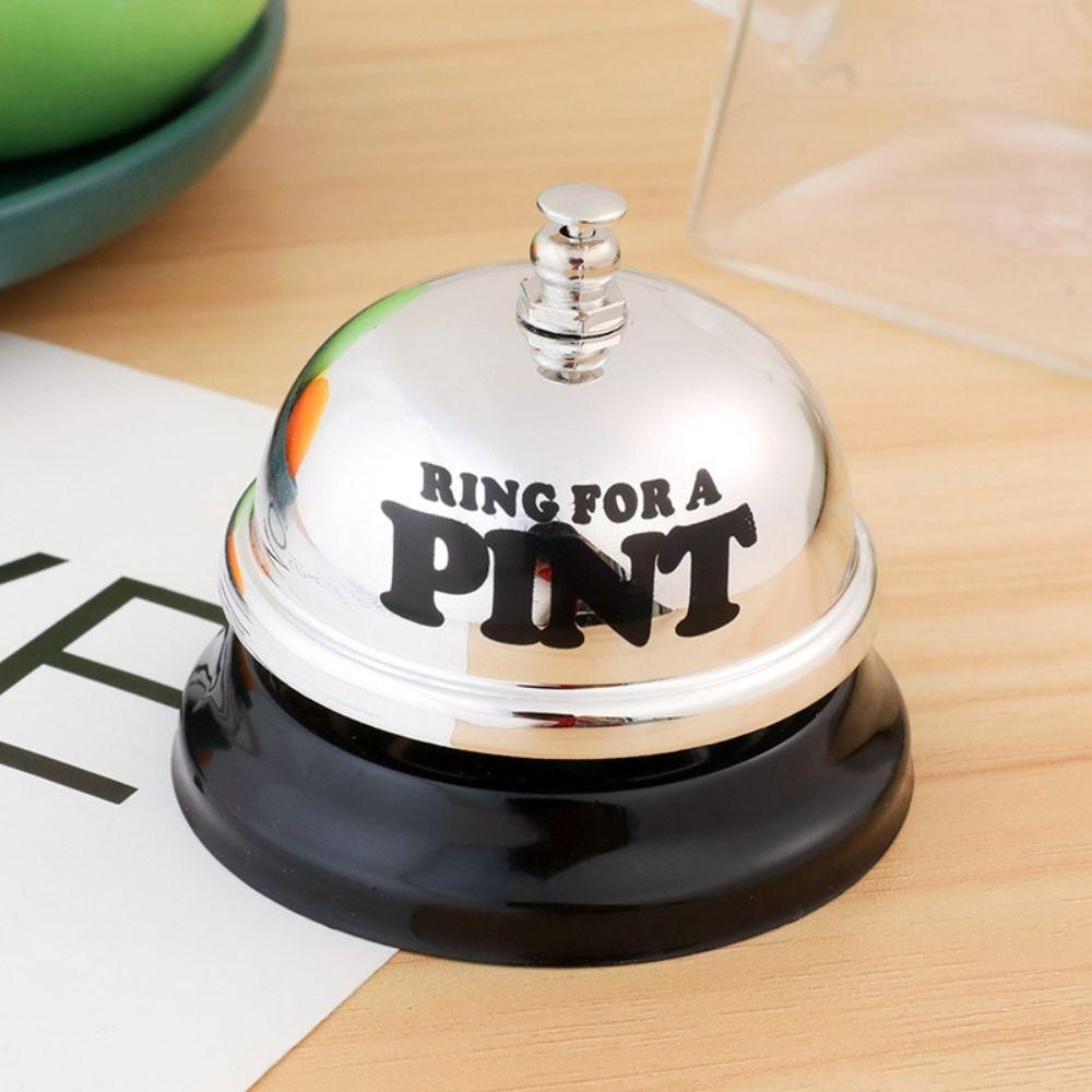 Novelty Restaurant Timer Zinc Zinc Alloy Craft Metal Service Bell Creative Desk Call Bell  Meal Bell Reminder