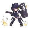 Desktop Army N-212d Titania Delta (Striker Equipped Night Combat Version) Action Figure