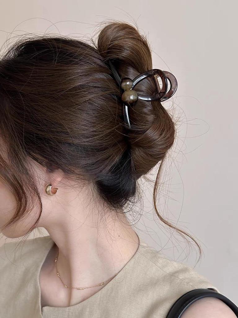 2025 High-Quality Korean Style Updo Hair Clip: Elegant Shark Clip Hair Accessory for Women