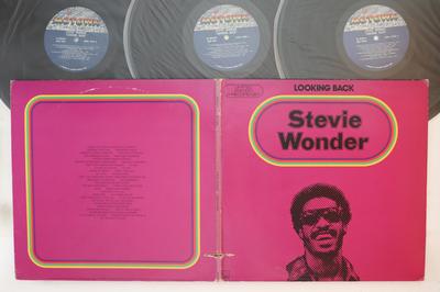 LP Record STEVIE WONDER - Looking Back M804LP3 MOTOWN 1977 US Soul/Funk Used