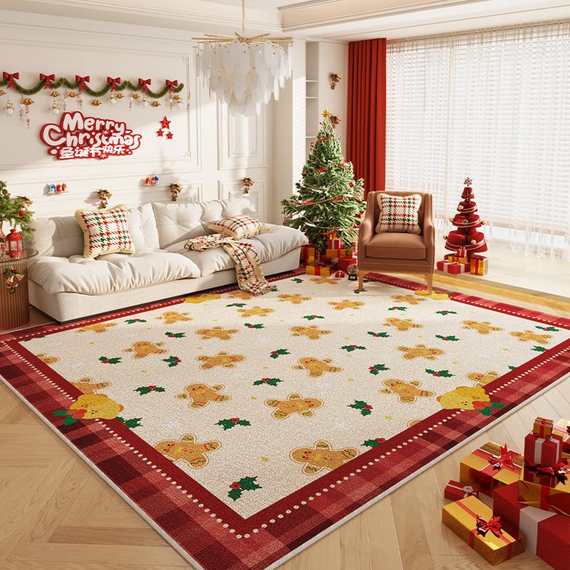 Rug Christmas Winter Seasonal Warmth Floor Mat For Living Room And Bedroom Cold Weather Home Decoration