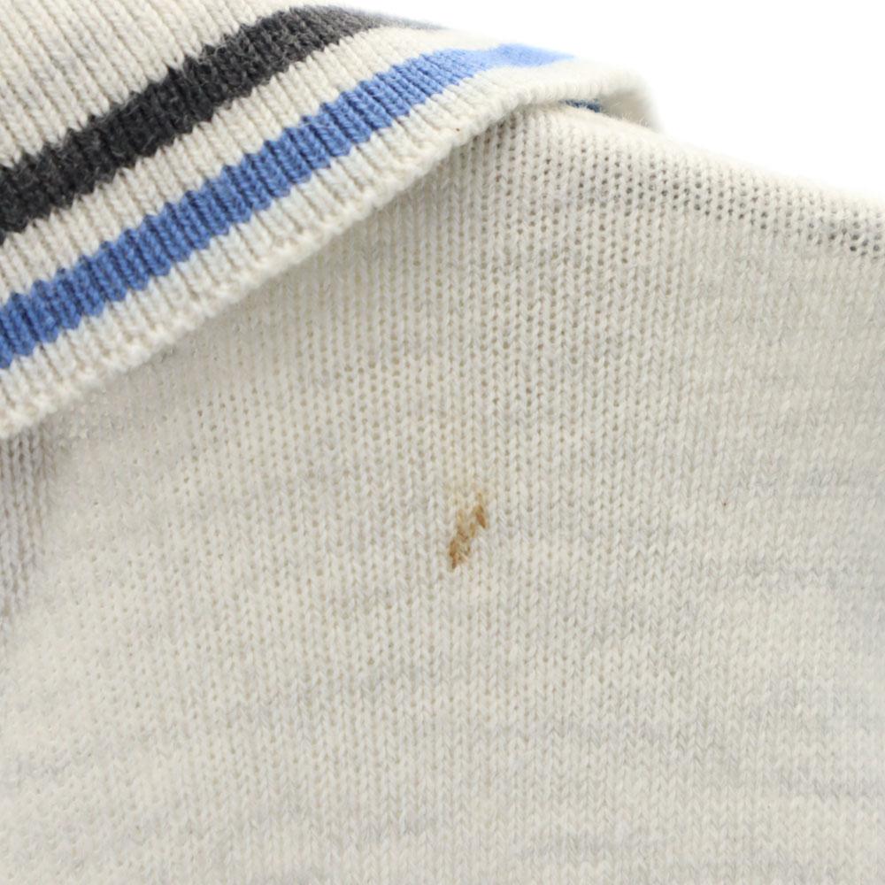 JC De CASTELBAJAC Made In Italy Looney Tunes Mark Anthony Long Sleeve Collared V-neck Sweater Men's Used