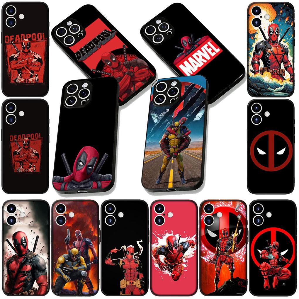 Deadpool Marvel Dead Pool Casing Phone Cover for Xiaomi Redmi Note 13 14 ProPlus A4 A3 Pro Plus 13C Pro+ Note13 Note14 Soft Case