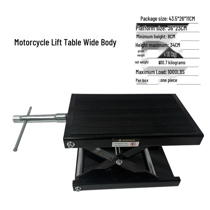 Electric Motorcycle & Vehicle Repair Lift Platform