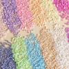 10g 3mm Iridescent Jelly Seed Beads for DIY Jewelry Making