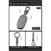 Zinc Alloy + Leather Car Key Case Cover Holder Shell Fob For VOLVO S60 S80 V70 XC70 XC90 Car Remote Interior Accessories