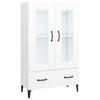Highboard White 70 x 31 x 115 cm Engineered Wood