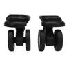 1 Pair Luggage Suitcase Wheels Trunk Luggage Wheels Spare Part Universal Wheel Replacement Silent Double Row