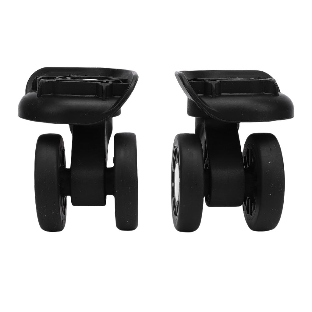 1 Pair Luggage Suitcase Wheels Trunk Luggage Wheels Spare Part Universal Wheel Replacement Silent Double Row