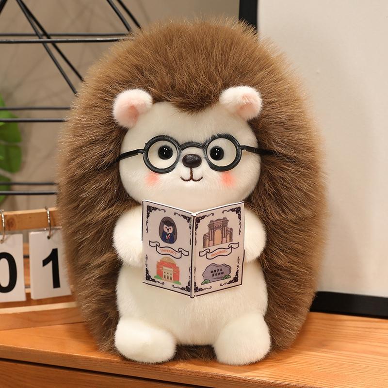 Top-Grade 23/30Cm First-Class Kawaii Top-Grade Soft First-Class Hairy Top-Grade Hedgehog First-Class Plush Play Sets First-Class Lovely 23cm