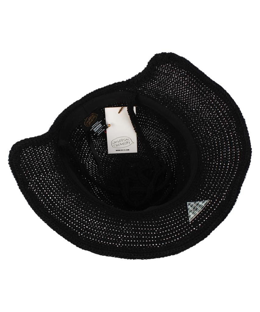 Yunibeosyeolkemiseuteuli Summer Black Logo Round Bonnet Hat