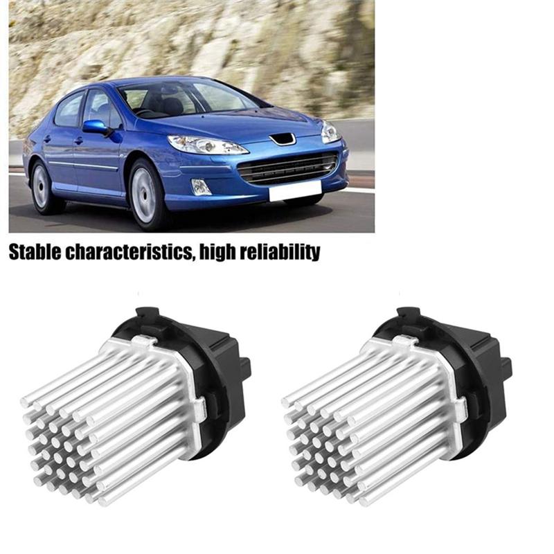 

2PCS Car Heater Blower Motor Fan Resistor For Mercedes Sprinter 906 2006-2018 Citroen C3,C4,C5,C6,For 307 407