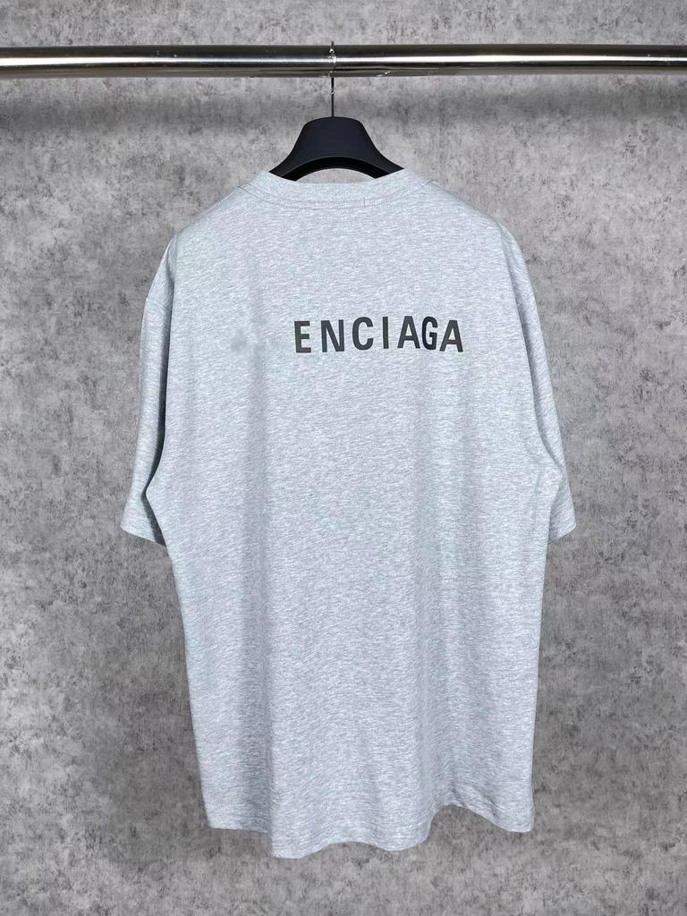 New Paris SS23 Classic B Home Front and Rear LOGO Letter Printing Loose Men and Women Couple Short-sleeved T-shirt Wholesale