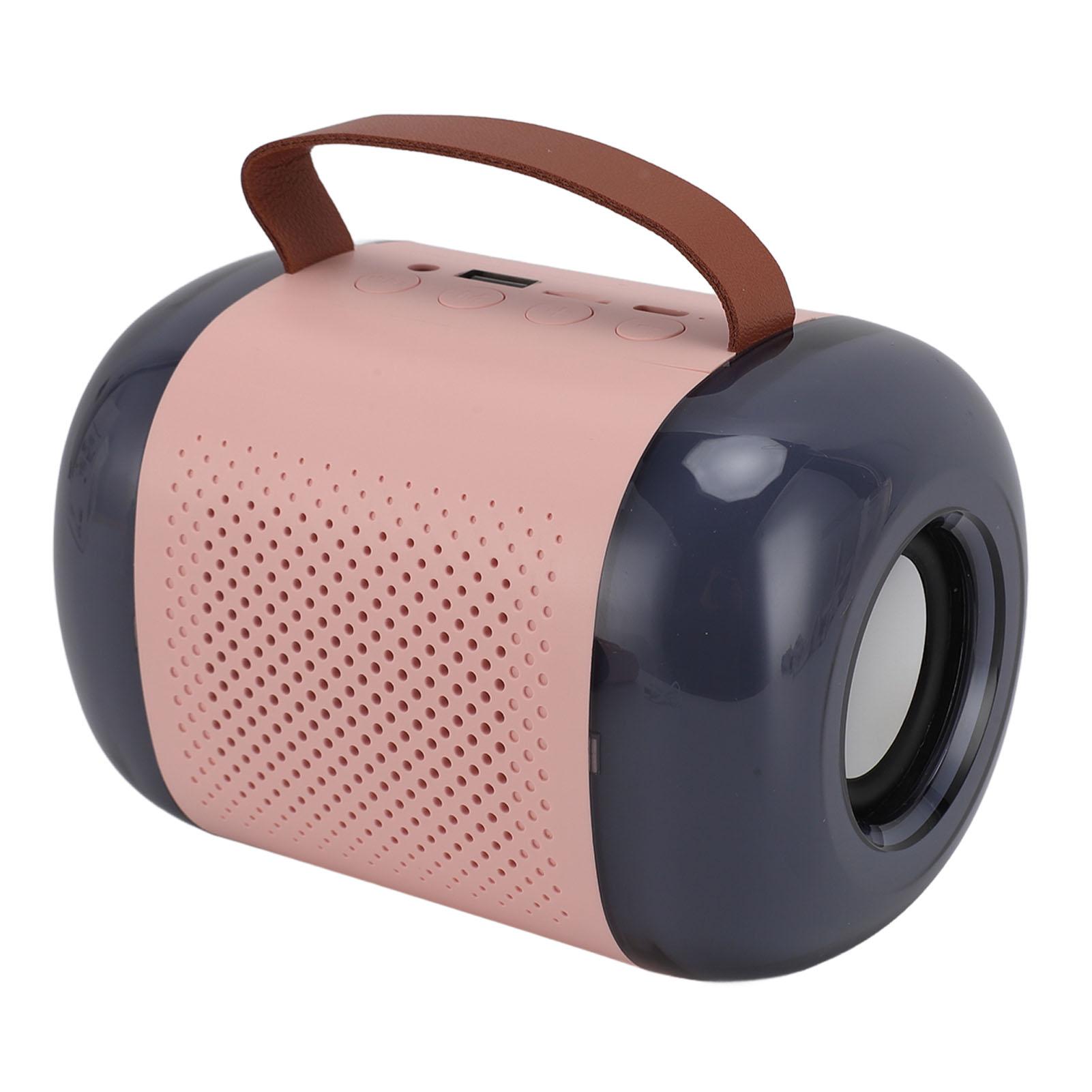 

Портативный караоке-аппарат с 2 беспроводными микрофонами Bluetooth 5.3 RGB Light Караоке-динамик Микрофон розовый