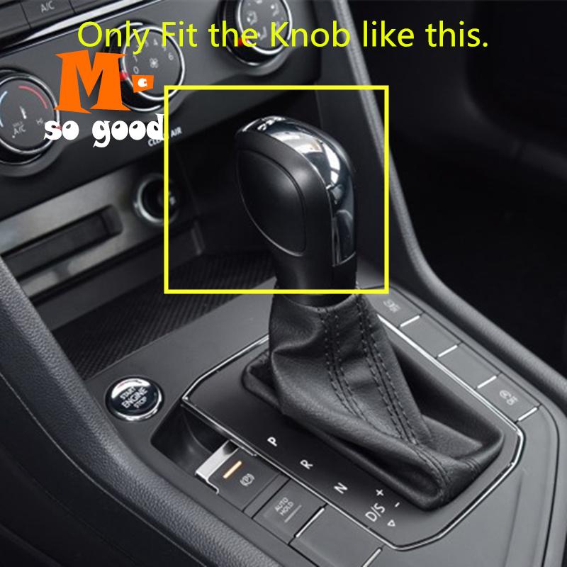 Cadre de décoration de pommeau de levier de vitesse en carbone mat, pour VW Volkswagen Polo Golf 4 6 7 Jetta Passat B5 - B8 CC Touareg Tiguan Arteon