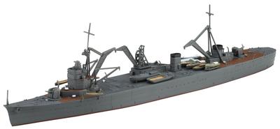 Aoshima Bunka Kyozai Waterline Series Japanese Navy Repair Ship Akashi Plastic Model 1/700 No.566