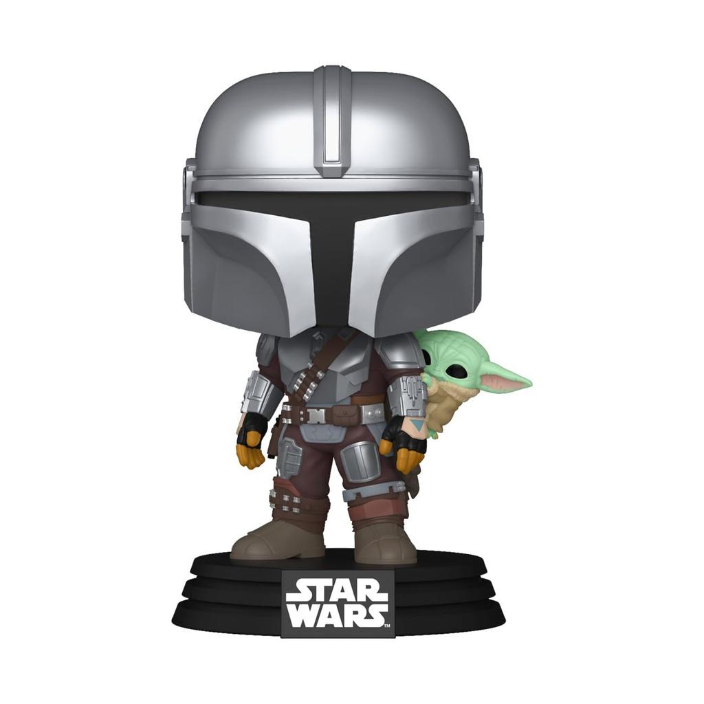 Star Wars The Mandalorian Glogoo Pop! & (back)