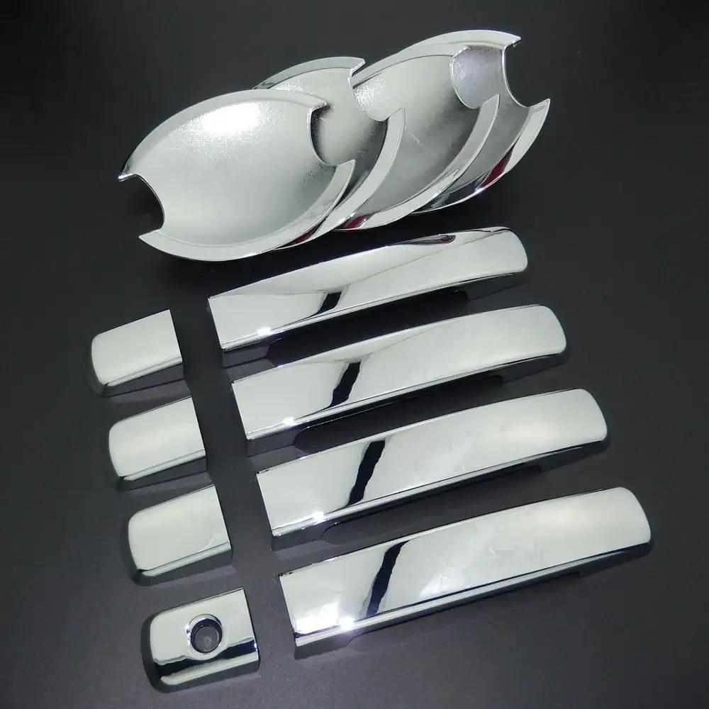 For Nissan Qashqai 2007-2012 ABS Chrome Door Handle Covers & Door Bowl Covers Car Styling Decorate 2008 2009 2010 2011