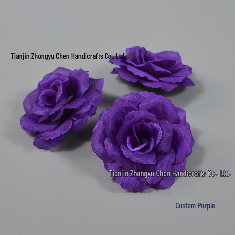 8CM Silk Rose Flowers for Wall, Box Projects, Scenery, Weddings, Flower Balls, and Ceiling Decor