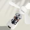 Rechargeable Ceiling Fan with Remote 4Speeds USB Ceiling Fan Hangings Fan for Camping Bed Camping Tent Canopys Cubicle