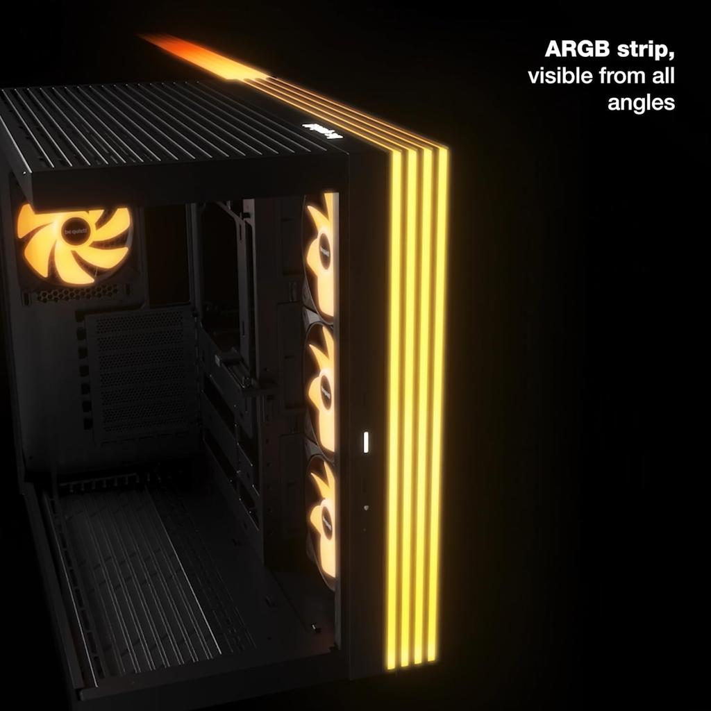 Be Middle Tower PC-Gehäuse ATX Pillarless Light Base 600 LX Weiß Inländisches autorisiertes Vertriebsprodukt BGW68 leise! (Mit Fan) LGT-BSE-600/LX/WH