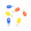 100Pcs/Box T15 12V 21W Led Car Light Cob Glass Plug-In Wide Bulb Auto Automobiles License Plate Lamp Dome Light Reading Drl Bulb