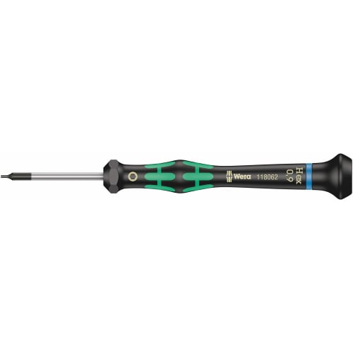 

Wera 2054 Hexagon Micro Driver, 0.9mm, 118062