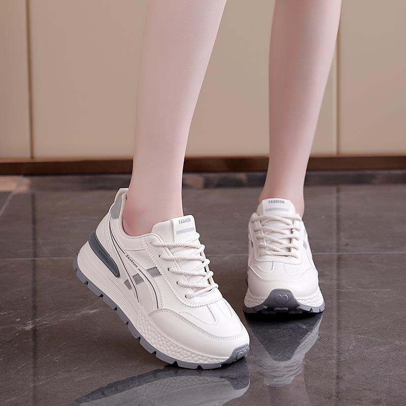 ins Korean version of the new dad shoes for women 2025 spring student running sports little white shoes for women's Forrest Gump shoes AD8876